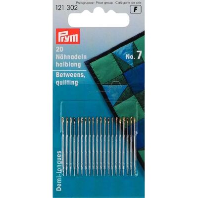 Prym 0.70 x 31 mm Hand Sewing Needles Betweens - Needles Prym 0.70 x 31 mm Hand Sewing Needles Betweens - Needles