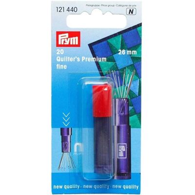 Prym Modelo 26mm Agulhas de Quilting Finas - Agulhas Prym Modelo 26mm Agulhas de Quilting Finas - Agulhas