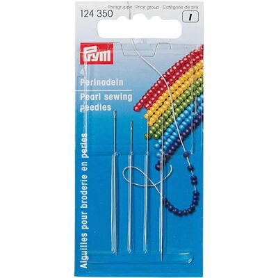 Prym Parel Beading Naalden - 4 Stuks - Naalden voor Borduurwerk Prym Parel Beading Naalden - 4 Stuks - Naalden voor Borduurwerk