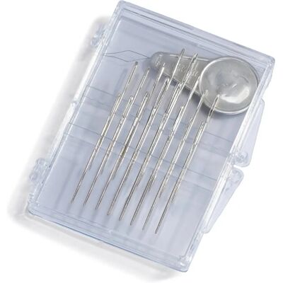 Prym 124550 Nähnadeln - 16 pcs - Handnähen Edelstahl Tapisserienadel Prym 124550 Nähnadeln - 16 pcs - Handnähen Edelstahl Tapisserienadel