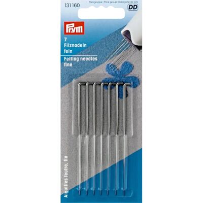 Prym Cienkie igły do filcowania - 78mm - Zestaw 7 sztuk - Igły do filcowania Prym Cienkie igły do filcowania - 78mm - Zestaw 7 sztuk - Igły do filcowania