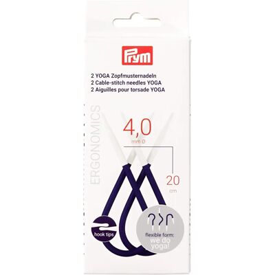 Aghi da maglia Yoga Prym 4mm - 2 pezzi Aghi da maglia Yoga Prym 4mm - 2 pezzi