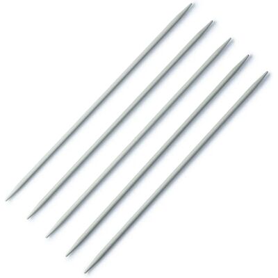 Aiguilles à tricoter doubles pointes Prym gris - Type: Circulaire, Taille: 5mm, Matériau: Aluminium/Plastique - Publicité Aiguilles à tricoter doubles pointes Prym gris - Type: Circulaire, Taille: 5mm, Matériau: Aluminium/Plastique - Publicité