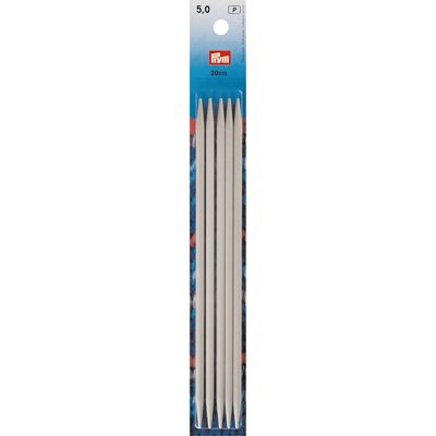 Aiguilles à tricoter double pointe Prym gris perle - 20cm, 5mm - Aiguilles à tricoter Aiguilles à tricoter double pointe Prym gris perle - 20cm, 5mm - Aiguilles à tricoter