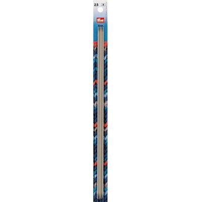 Prym - 12" Double Point Aluminum 2.5mm - Knitting Needles - Gray - 5ct Prym - 12" Double Point Aluminum 2.5mm - Knitting Needles - Gray - 5ct