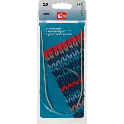 Aiguilles à tricoter circulaires Prym 80cm - Aiguilles à tricoter - Publicité Aiguilles à tricoter circulaires Prym 80cm - Aiguilles à tricoter - Publicité