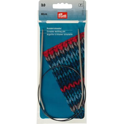 Prym 211232 sticka Grå - Rund och platt Prym 211232 sticka Grå - Rund och platt
