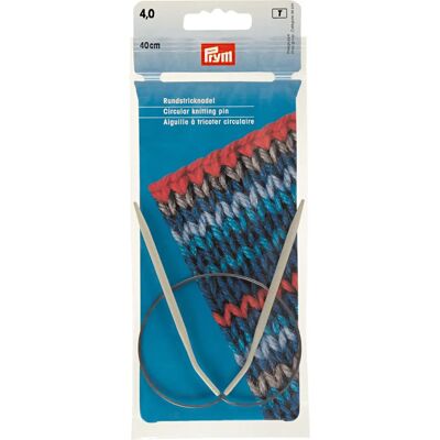 Aiguilles à tricoter circulaires Prym 211260 gris perle/gris - Laine Aiguilles à tricoter circulaires Prym 211260 gris perle/gris - Laine