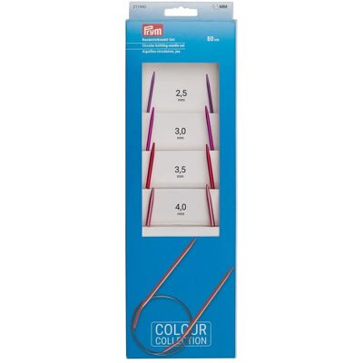 Set di ferri circolari Prym - 2,5-4 mm - 80 cm - 4 pezzi Set di ferri circolari Prym - 2,5-4 mm - 80 cm - 4 pezzi