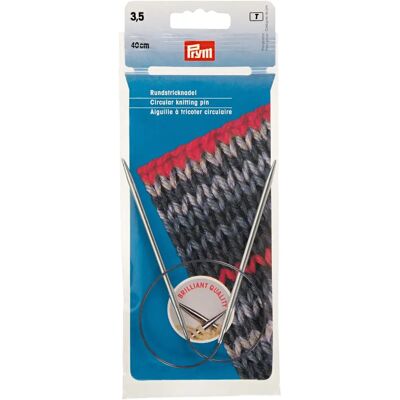 Prym cirkulära stickor silver - 212130 Prym cirkulära stickor silver - 212130