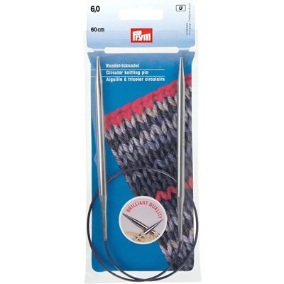 Aiguilles Circulaires Argentées Prym 6 mm - Aiguilles Aiguilles Circulaires Argentées Prym 6 mm - Aiguilles