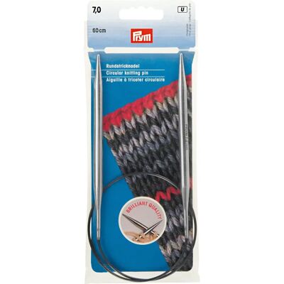 Prym Cirkelnaalden 60cm - Zilver - Breinaalden Prym Cirkelnaalden 60cm - Zilver - Breinaalden