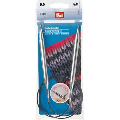 Aiguilles à tricoter circulaires Prym argent - 212224 Aiguilles à tricoter circulaires Prym argent - 212224
