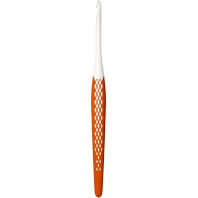 Gancho de crochê ergonômico laranja Prym - Agulha de crochê Gancho de crochê ergonômico laranja Prym - Agulha de crochê