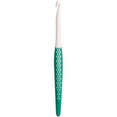 Prym Ergonomisch Haak - 7mm - Wol, Wit / Donkerpaars Prym Ergonomisch Haak - 7mm - Wol, Wit / Donkerpaars