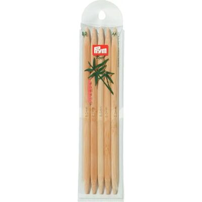 Prym - Strumpfstricknadeln Bambú 20 cm 8 - Agujas de tejer Prym - Strumpfstricknadeln Bambú 20 cm 8 - Agujas de tejer