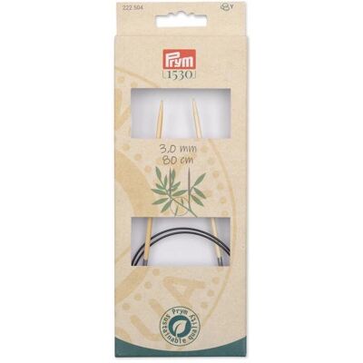 Prym Rundstricknadel Bambus Prym 1530 80cm - 222504 Prym Rundstricknadel Bambus Prym 1530 80cm - 222504