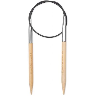 Prym 222529 Circular Knitting Needle - Bamboo, Black, Silver - Knitting Tool Prym 222529 Circular Knitting Needle - Bamboo, Black, Silver - Knitting Tool