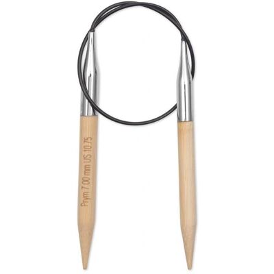 Aiguille à tricoter circulaire Prym Modèle 222531 - Bambou, 40cm, 7mm Aiguille à tricoter circulaire Prym Modèle 222531 - Bambou, 40cm, 7mm