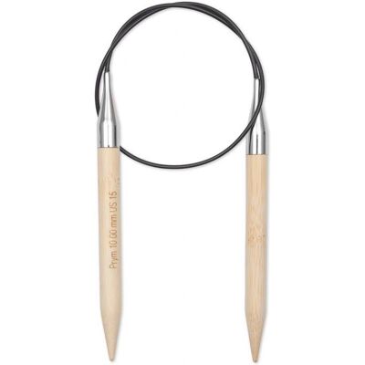 Prym Bambus Rundstricknadeln - 10mmx60cm Prym Bambus Rundstricknadeln - 10mmx60cm