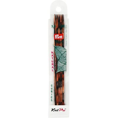 Prym Natural CUBICS - Aiguilles à tricoter 15 cm 2,0–4,0 mm Prym Natural CUBICS - Aiguilles à tricoter 15 cm 2,0–4,0 mm