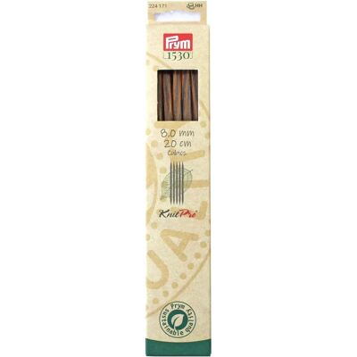 Prym CUBICS Přírodní 20 cm 8,0 mm Pletací jehly v různých barvách Prym CUBICS Přírodní 20 cm 8,0 mm Pletací jehly v různých barvách