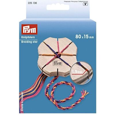 Prym Strickwerkzeug - Holz-Braiding-Stern Prym Strickwerkzeug - Holz-Braiding-Stern