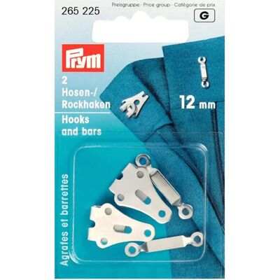 Prym 12mm Zapínání - Háčky a tyče pro šití Prym 12mm Zapínání - Háčky a tyče pro šití