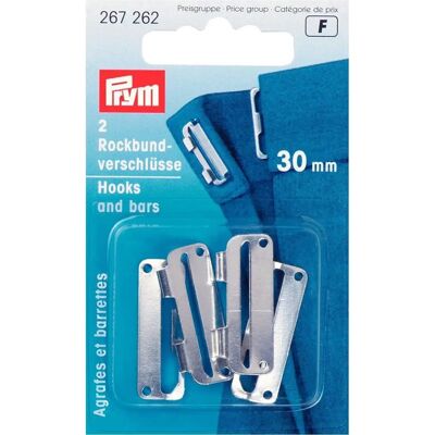 Prym Modell 30mm Befestigungen - Silber Prym Modell 30mm Befestigungen - Silber