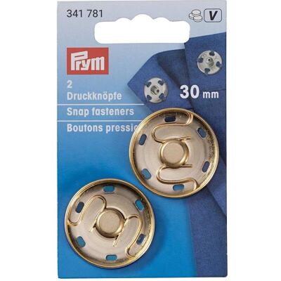 Prigionieri a pressione oro rosa Prym - Confezione da 2 - Fermagli metallici Prigionieri a pressione oro rosa Prym - Confezione da 2 - Fermagli metallici