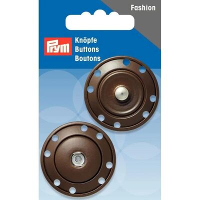 Prym Modèle - Boutons-pression métalliques - Marron - Fermoirs métalliques Prym Modèle - Boutons-pression métalliques - Marron - Fermoirs métalliques