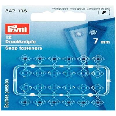 Prym Modèle - Boutons-pression transparents - Boutons-pression Prym Modèle - Boutons-pression transparents - Boutons-pression