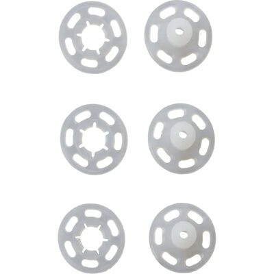 Genomskinliga plastknappar Prym - 18-pack - Lätt barnkläder Genomskinliga plastknappar Prym - 18-pack - Lätt barnkläder