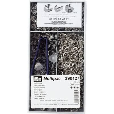Prym 390127 Snaps - Zilver - 10mm - Snap fastener Prym 390127 Snaps - Zilver - 10mm - Snap fastener