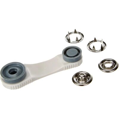 Prym Stříbrné 18mm Prstencové druky - Balení 6 Prym Stříbrné 18mm Prstencové druky - Balení 6
