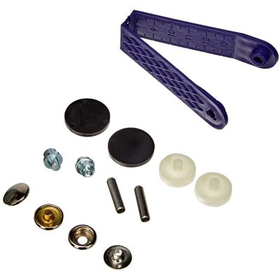 Prym Automatic in Ottone Argento - 15mm, Confezione da 100 - Automatici Prym Automatic in Ottone Argento - 15mm, Confezione da 100 - Automatici