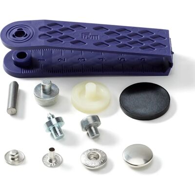 Prym Mässingstryckknappar för Anorak - Silver - 15mm - Paket av 10 Prym Mässingstryckknappar för Anorak - Silver - 15mm - Paket av 10