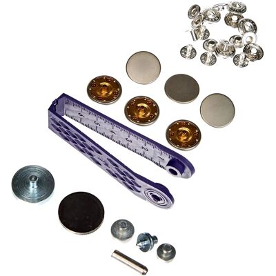 Prym Press Fasteners acier vieilli 20 mm Prym Press Fasteners acier vieilli 20 mm