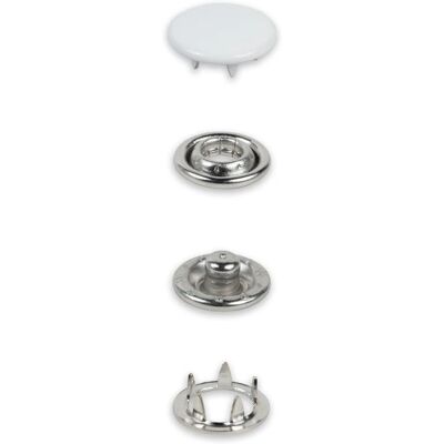 Prym 390770 Press Studs Jersey - Jersey, Blanc, 12 mm, Prym - Publicité Prym 390770 Press Studs Jersey - Jersey, Blanc, 12 mm, Prym - Publicité