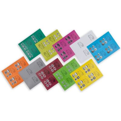 Prym 390920 Zelfklevende labels - 10 kleuren, 40 stuks Prym 390920 Zelfklevende labels - 10 kleuren, 40 stuks
