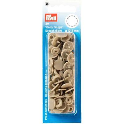 Prym - Snaps Champagne - 12mm - Plastic - Snap fasteners Prym - Snaps Champagne - 12mm - Plastic - Snap fasteners