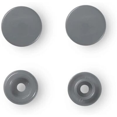 Prym Snaps Silver Grey - 12mm Fasteners - Dressmaking & Accessories Prym Snaps Silver Grey - 12mm Fasteners - Dressmaking & Accessories