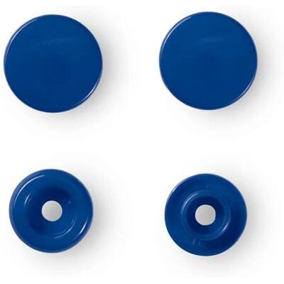 Prym Blue Snap Fasteners - 12mm, Pack of 30 - Snap Fastener Prym Blue Snap Fasteners - 12mm, Pack of 30 - Snap Fastener