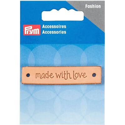 Prym Nahkainen Käsin Tehty Tarra - Luonnollinen - Suorakulmainen - 9,3x6,7cm - Tee-se-itse Prym Nahkainen Käsin Tehty Tarra - Luonnollinen - Suorakulmainen - 9,3x6,7cm - Tee-se-itse