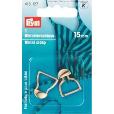 Prym Bikini- en Ceintuurhaak Metaal 15mm - Zilver Prym Bikini- en Ceintuurhaak Metaal 15mm - Zilver