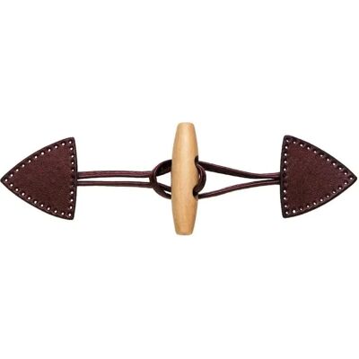 Prym Toggle Fastening - Brown - Fastening - Dressmaking Prym Toggle Fastening - Brown - Fastening - Dressmaking