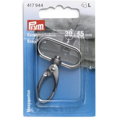Prym Gunmetal Befestiger - Drehverschluss & Karabiner - Taschenzubehör Prym Gunmetal Befestiger - Drehverschluss & Karabiner - Taschenzubehör