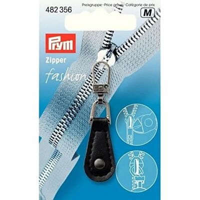 Prym Černý Zip Puller - Posuvník zipu - Snadná instalace Prym Černý Zip Puller - Posuvník zipu - Snadná instalace
