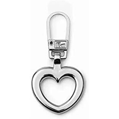 Prym Heart Zip Puller Srebrn - Reißverschlusszubehör Prym Heart Zip Puller Srebrn - Reißverschlusszubehör