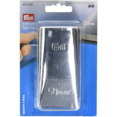 Prym Metal Bias Tape Maker - 50 mm - Bias Tape Tool Prym Metal Bias Tape Maker - 50 mm - Bias Tape Tool